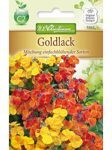 Samen - Goldlack Mischung einfachblhender Sorten: (Bildbeschreibung ist in Arbeit)