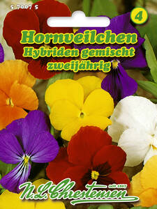 Samen - Hornveilchen Hybriden gemischt: (Bildbeschreibung ist in Arbeit)