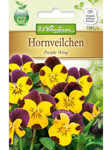 Samen - Hornveilchen Purple Wing: (Bildbeschreibung ist in Arbeit)