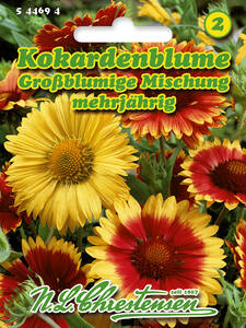 Samen - Kokardenblume Groblumige Mischung: (Bildbeschreibung ist in Arbeit)