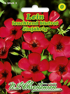 Samen - Lein leuchtend blutrot: (Bildbeschreibung ist in Arbeit)