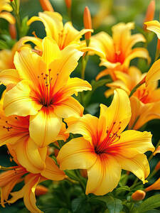 Dekoratives Vorschaubild des Artikels "Montbretien Firestars Hot Spot" (Bildbeschreibung ist in Arbeit)