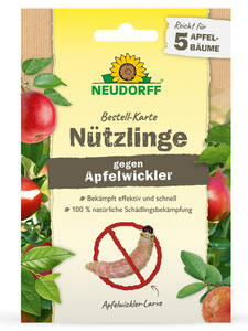 Dekoratives Vorschaubild des Artikels "Neudorff Bestellkarte Ntzlinge gegen Apfelwickler" (Bildbeschreibung ist in Arbeit)