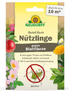 Dekoratives Vorschaubild des Artikels "Neudorff Bestellkarte Ntzlinge gegen Blattluse" (Bildbeschreibung ist in Arbeit)