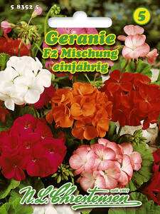 Samen - Pelargonie F2 Mischung: (Bildbeschreibung ist in Arbeit)