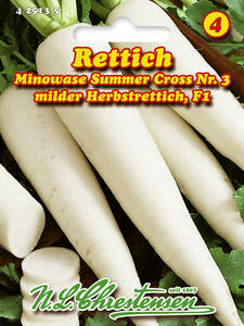 Samen - Rettich Minowase Summer Cross Nr. 3: (Bildbeschreibung ist in Arbeit)