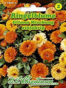 bienenfreundliche - Ringelblume Gitana Mischung: (Bildbeschreibung ist in Arbeit)