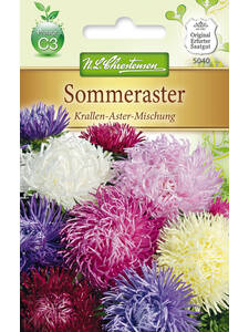 Samen - Sommeraster Krallenaster-Mischung: (Bildbeschreibung ist in Arbeit)