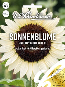 Dekoratives Vorschaubild des Artikels "Sonnenblume Procut� White Nite, F1" (Bildbeschreibung ist in Arbeit)