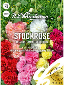 Samen - Stockrose Charters Prachtmischung: (Bildbeschreibung ist in Arbeit)