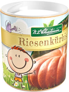 Krbissamen - Streudose Gartenkinder Riesenkrbis: (Bildbeschreibung ist in Arbeit)