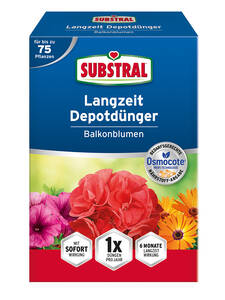 Substral Osmocote Langzeit Depotdnger Balkonblumen 750g: (Bildbeschreibung ist in Arbeit)