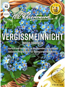 Samen - Vergissmeinnicht Indigo compacta: (Bildbeschreibung ist in Arbeit)